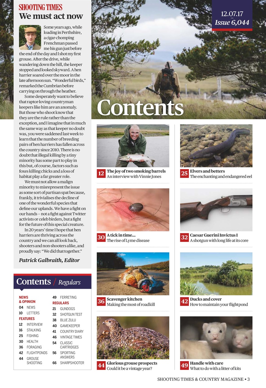 Shooting Times & Country Preview Pages