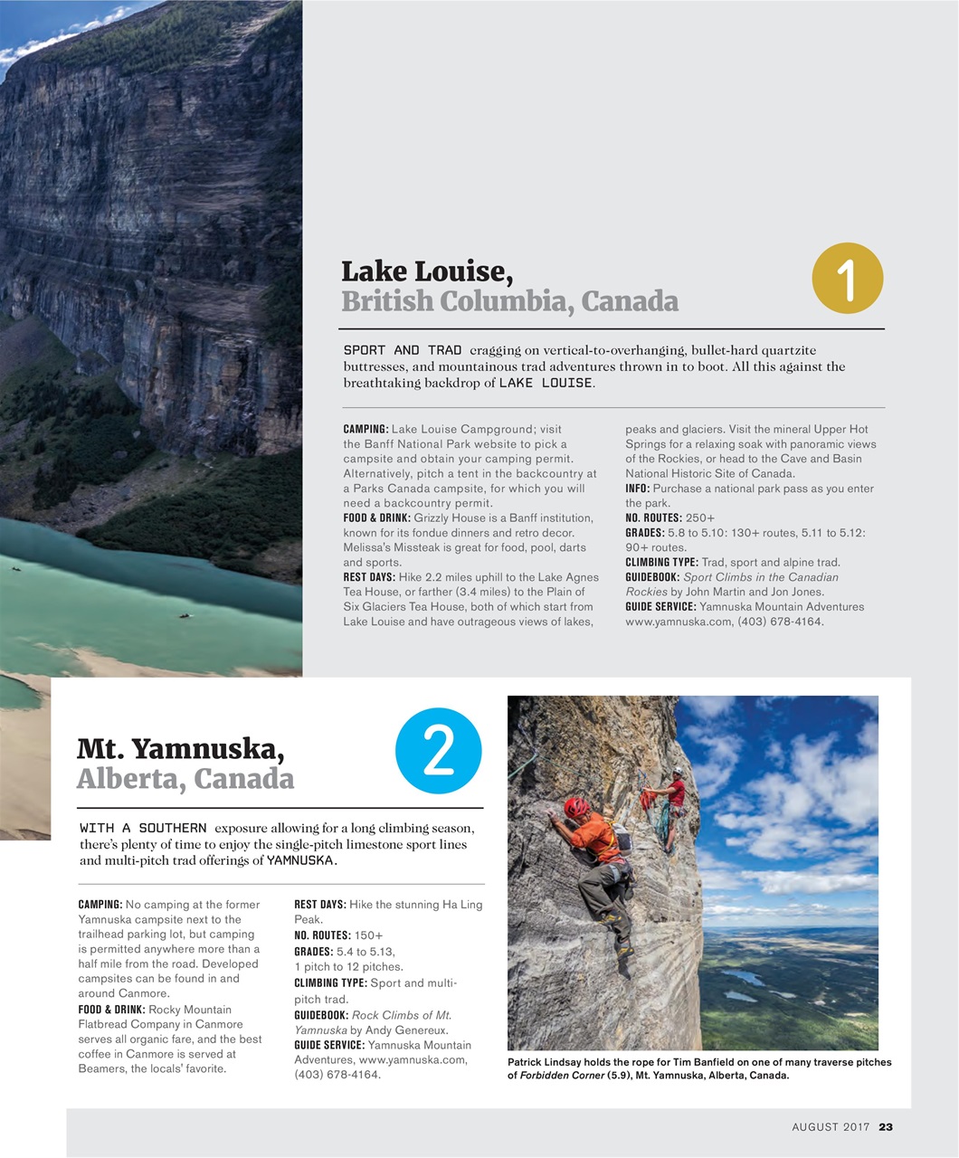 Rock and Ice Preview Pages