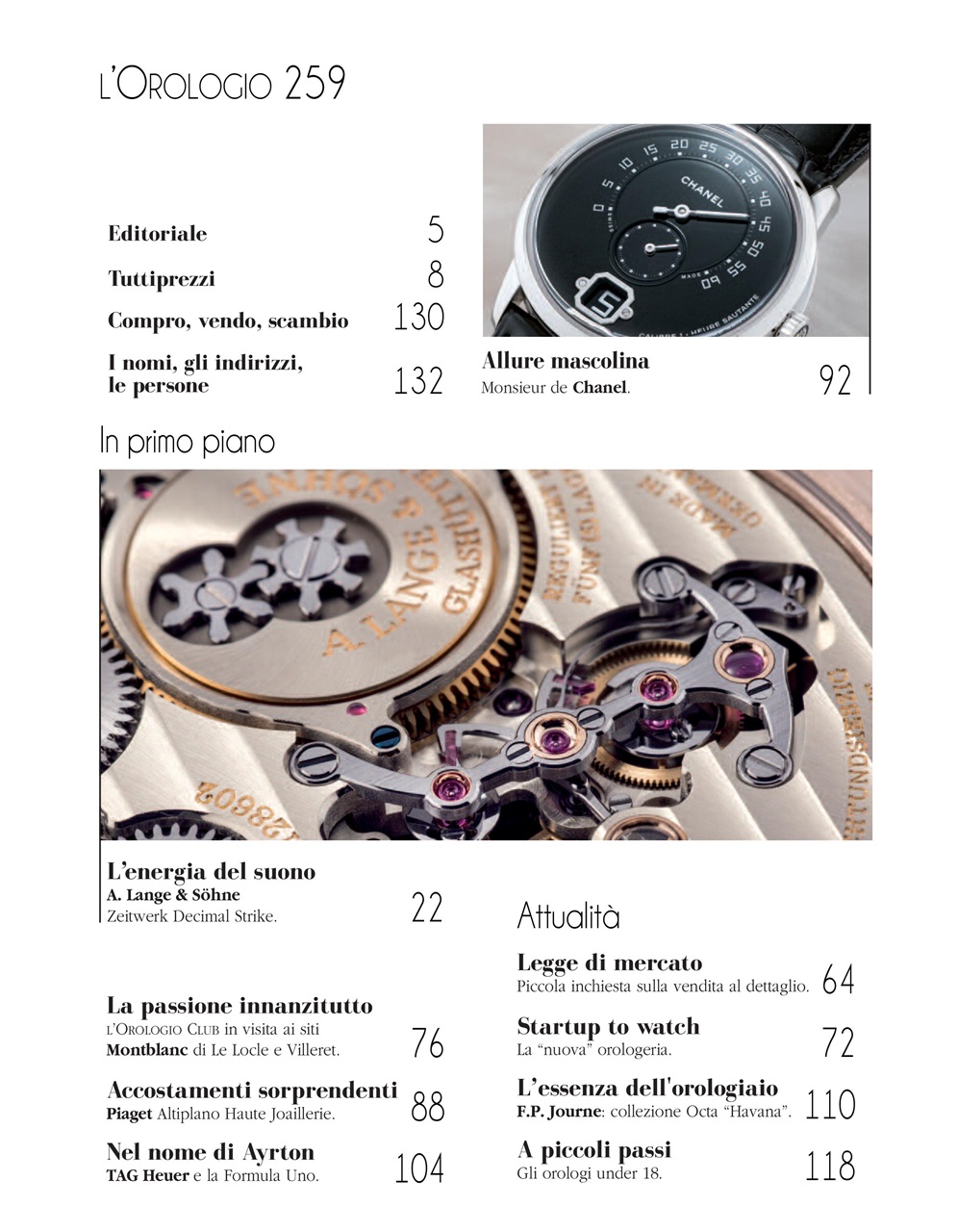 L'Orologio Preview Pages