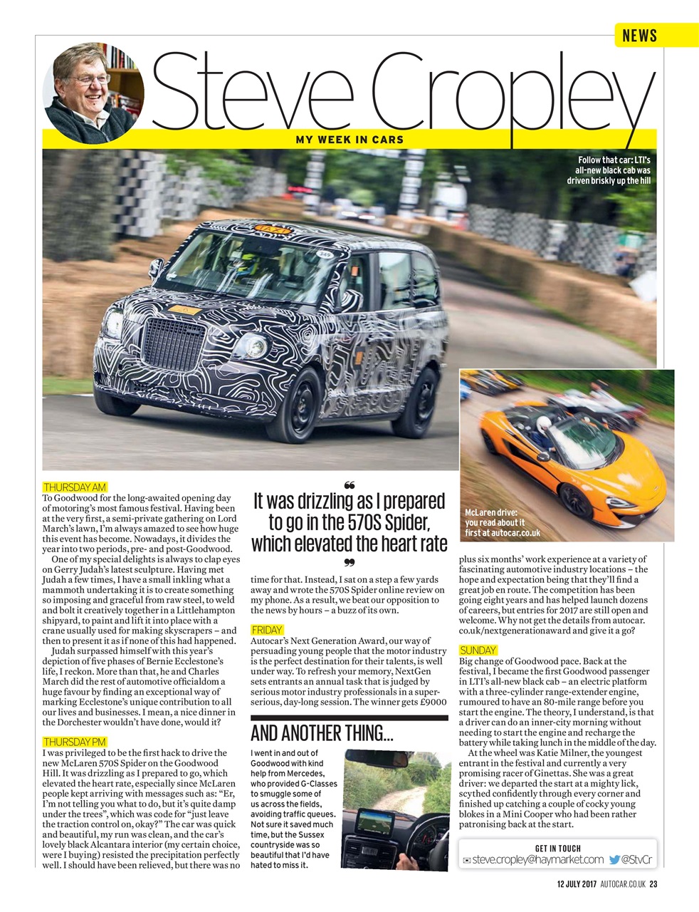 Autocar Preview Pages