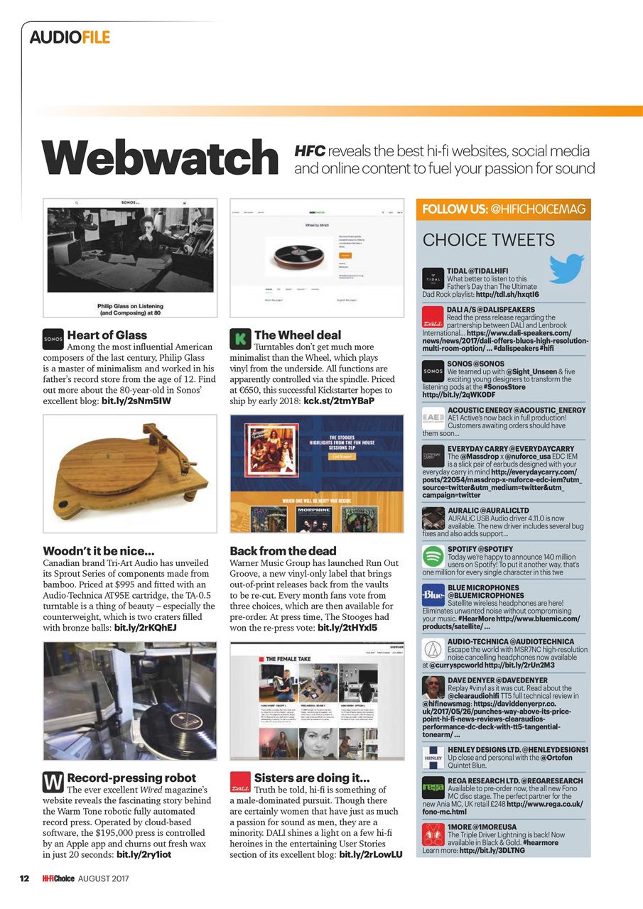 Hi-Fi Choice Preview Pages