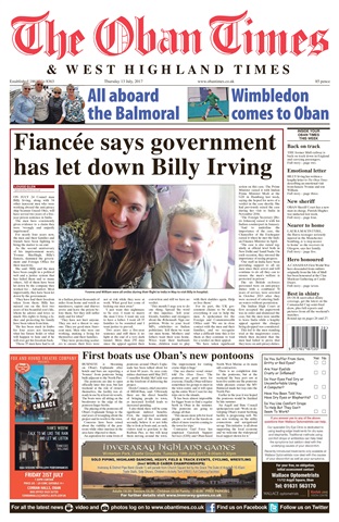 The Oban Times & Lochaber Times issue 13th July 2017