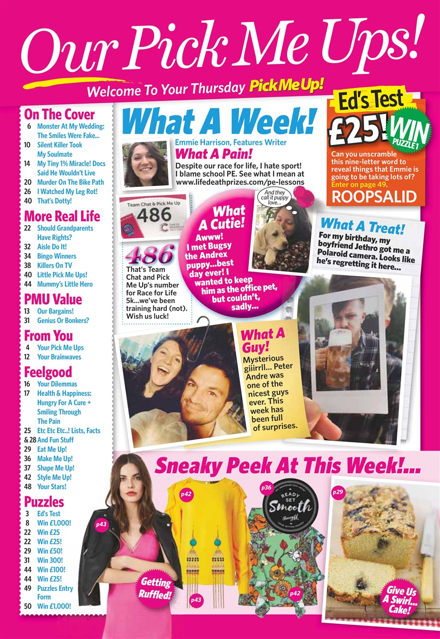 Pick Me Up Preview Pages