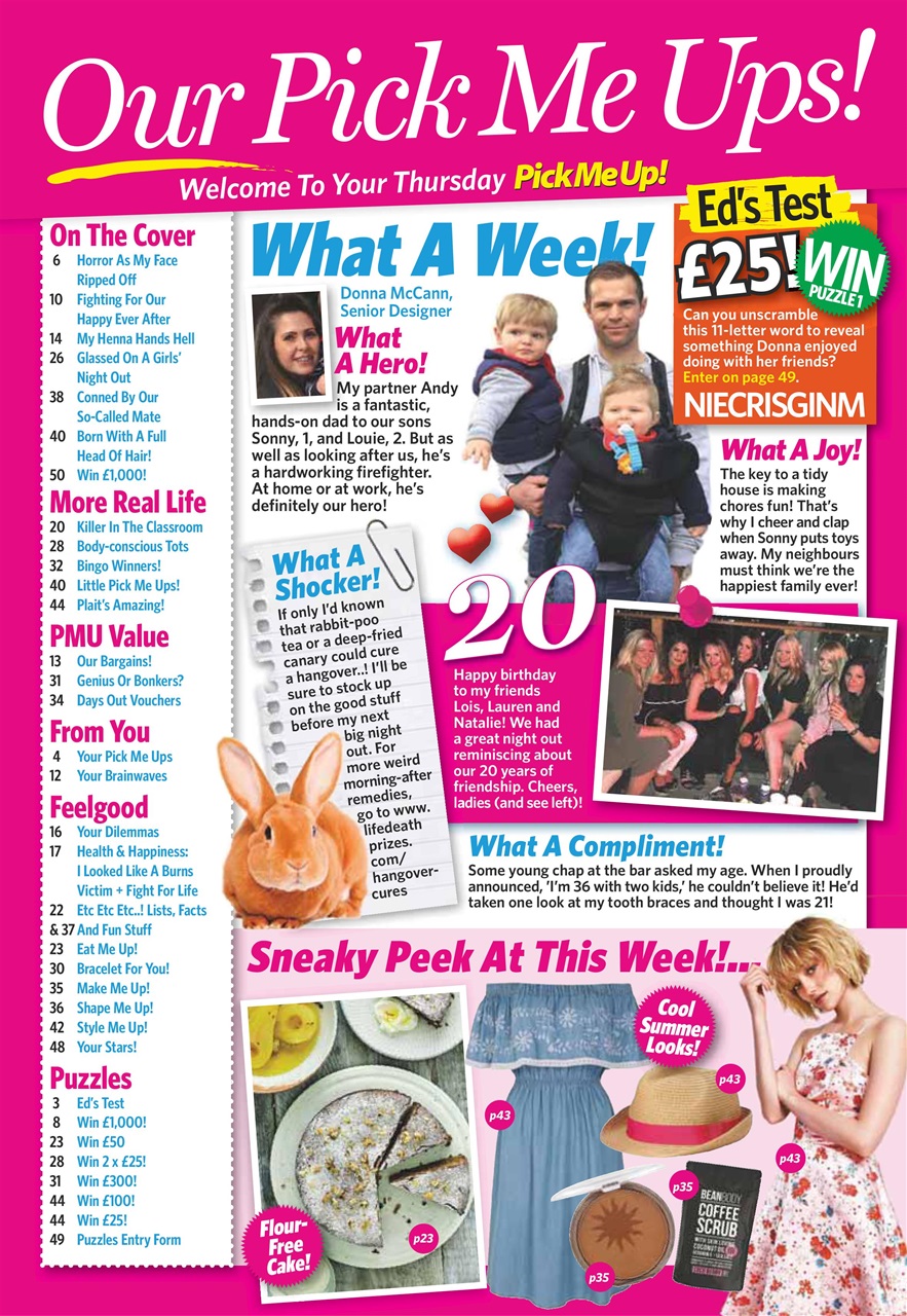 Pick Me Up Preview Pages