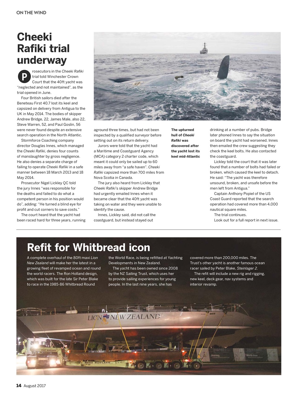 Yachting World Preview Pages