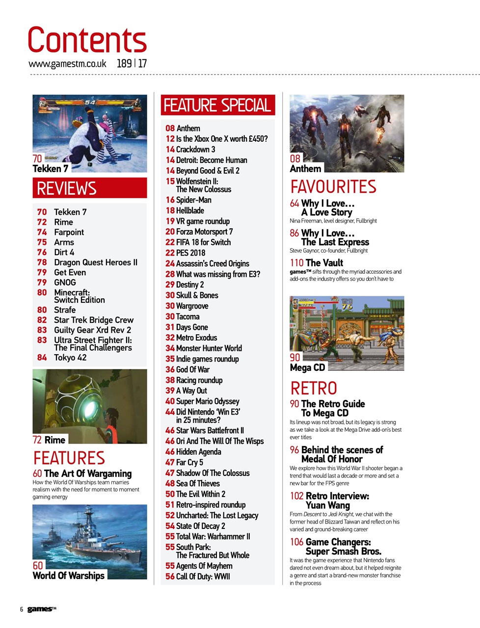 games (TM) Preview Pages