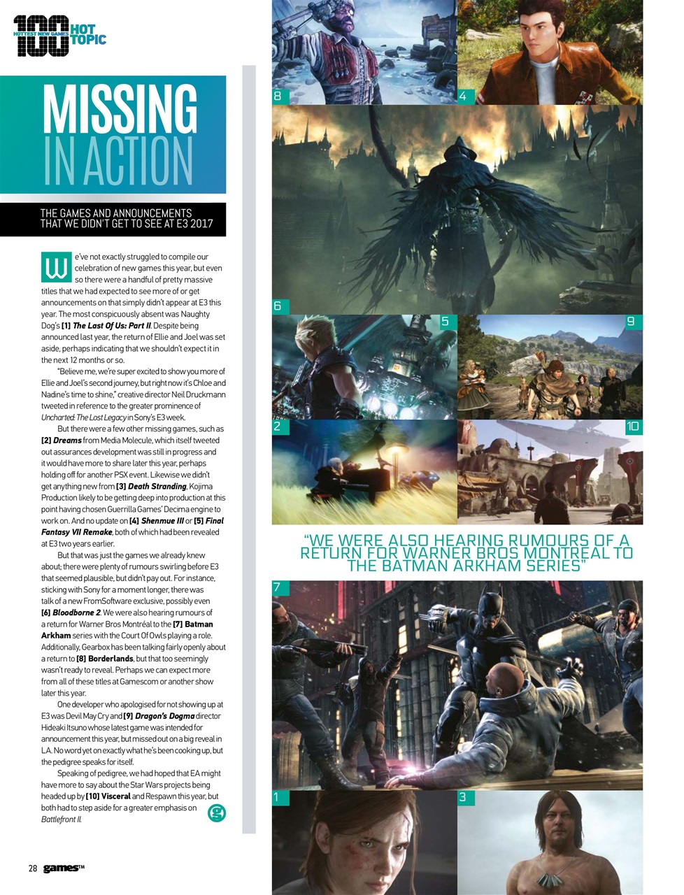 games (TM) Preview Pages