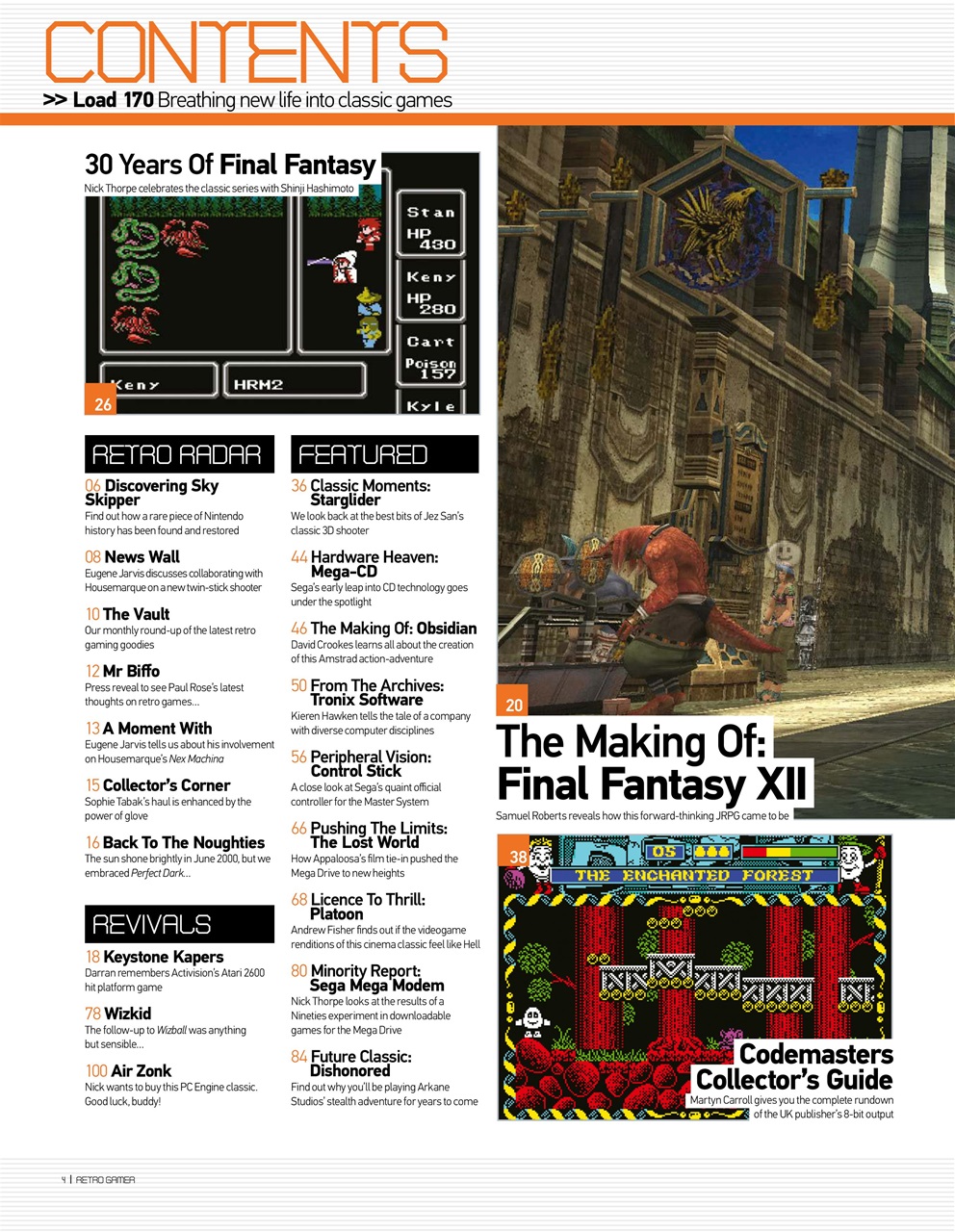 Retro Gamer Preview Pages