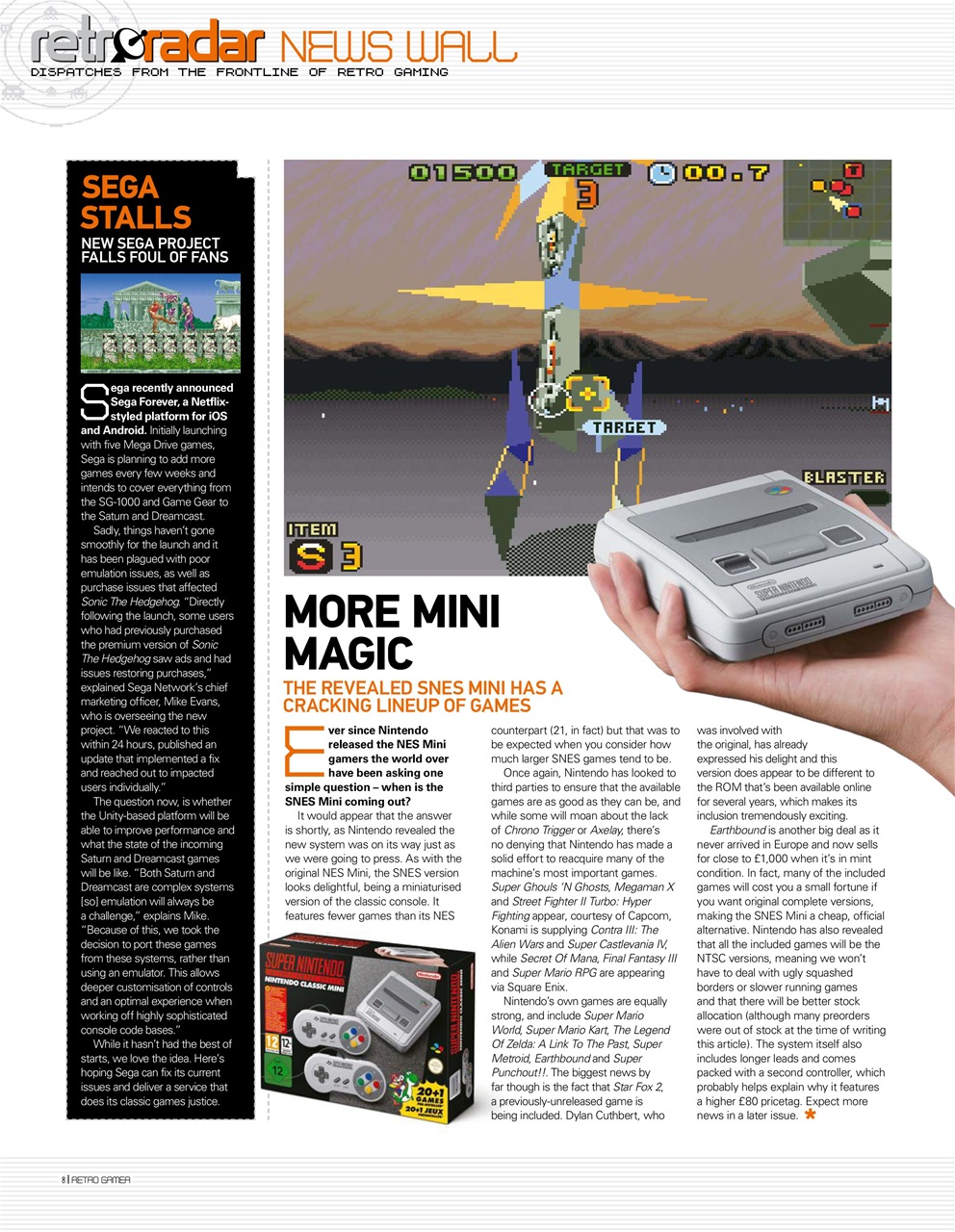 Retro Gamer Preview Pages