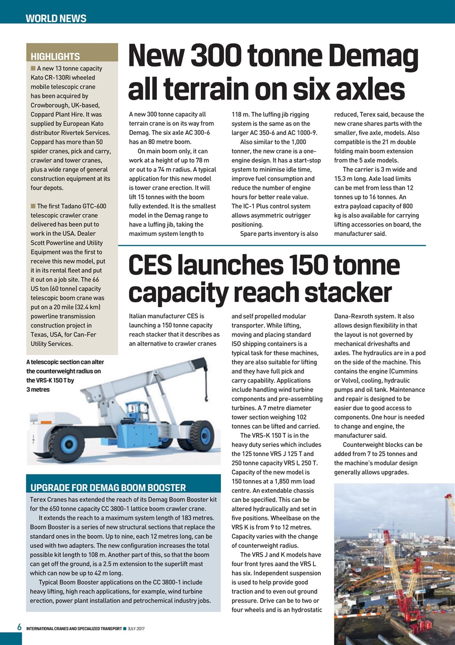 Int. Cranes and Specialized Transp Preview Pages