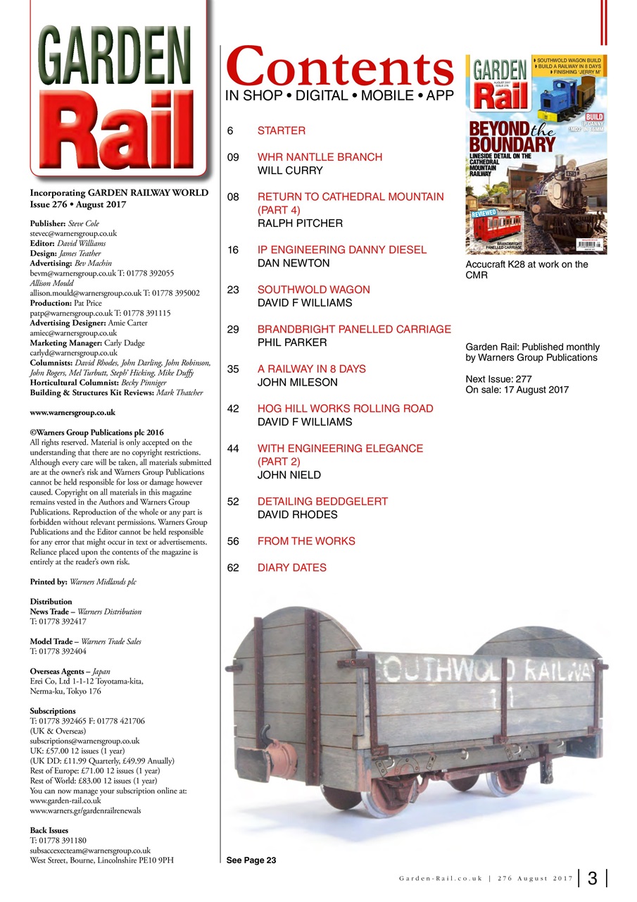 Garden Rail Preview Pages