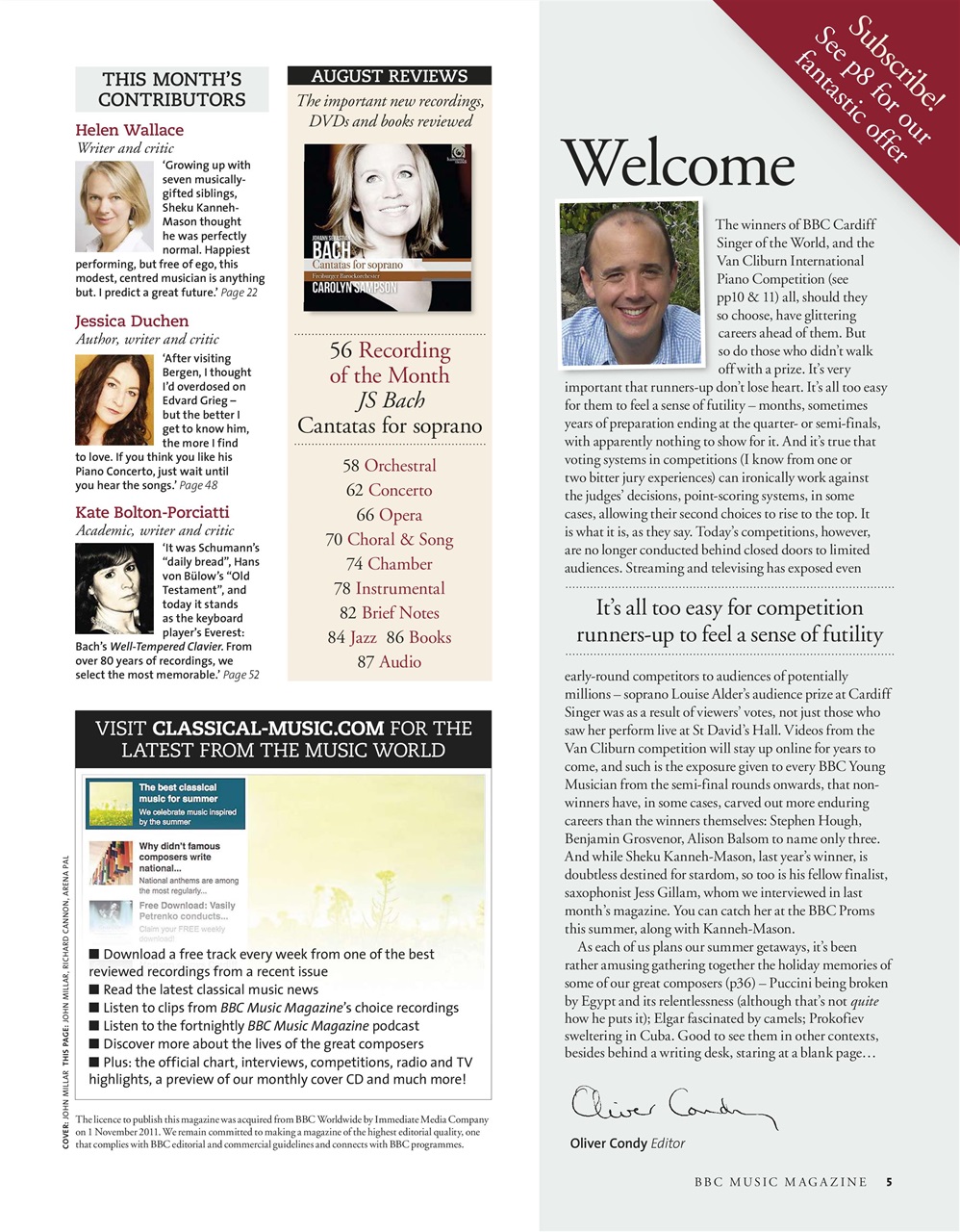 BBC Music Magazine Preview Pages