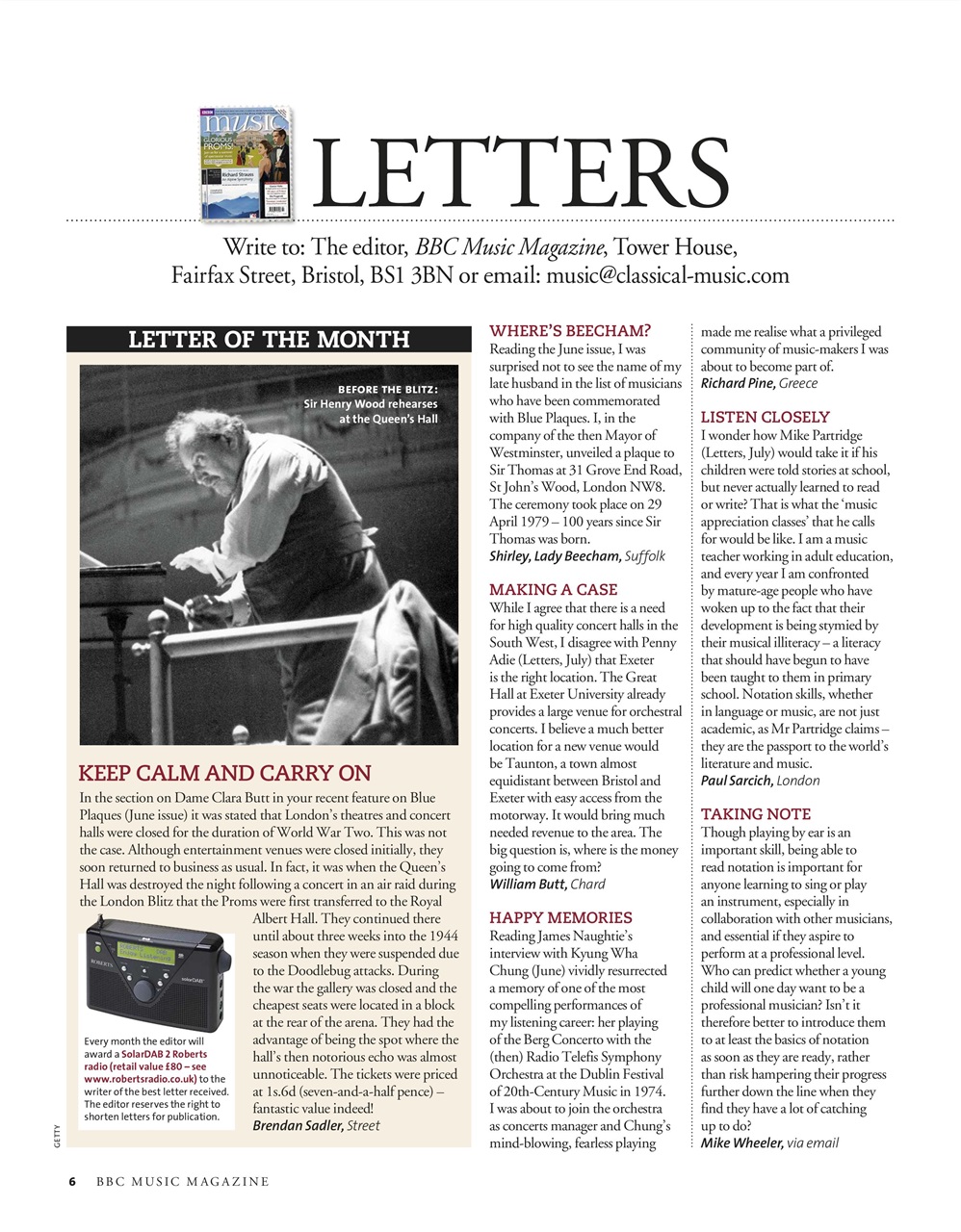 BBC Music Magazine Preview Pages