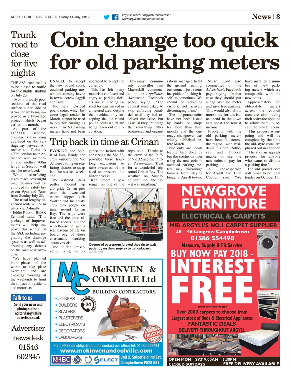 Argyllshire Advertiser Preview Pages