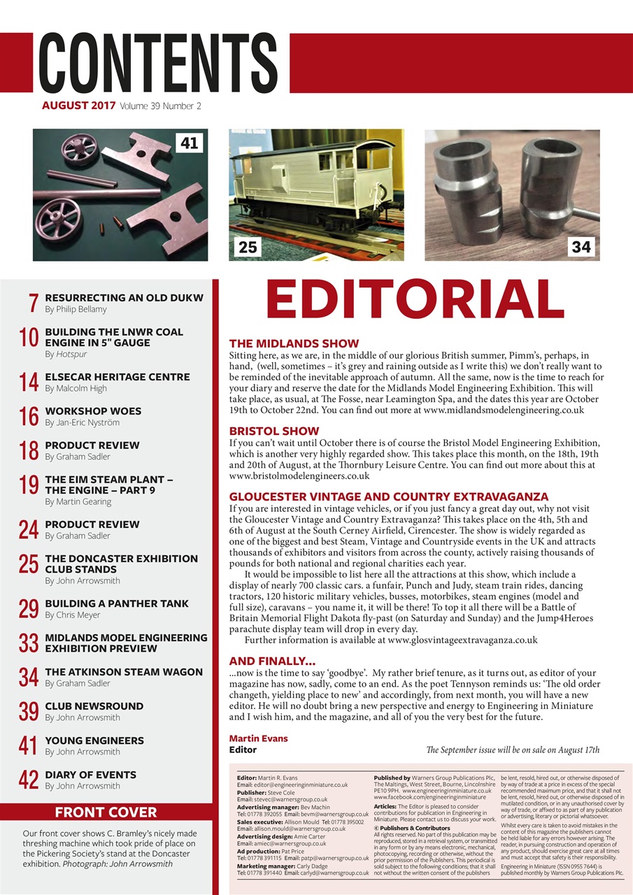 Engineering in Miniature Preview Pages