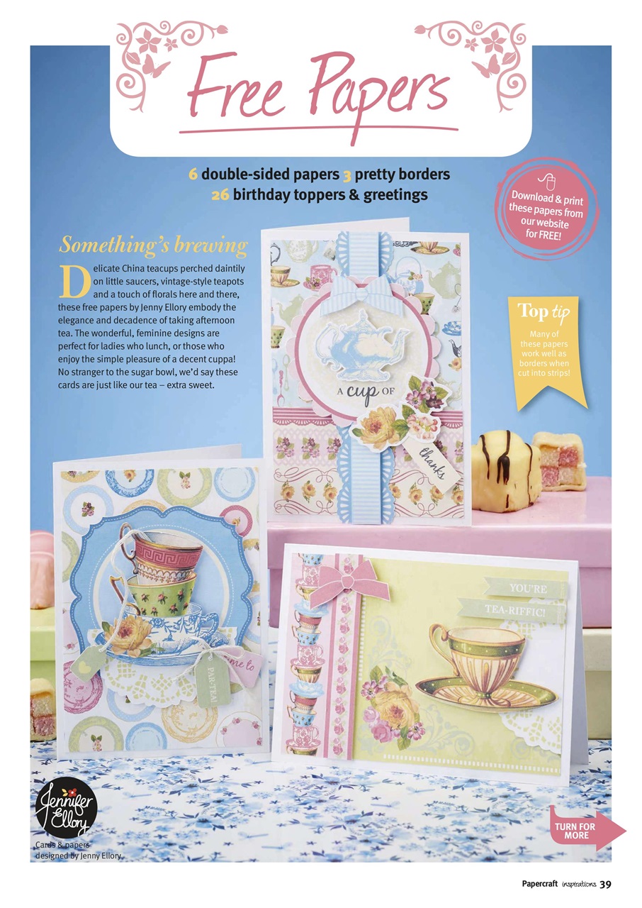 Papercraft Inspirations Preview Pages
