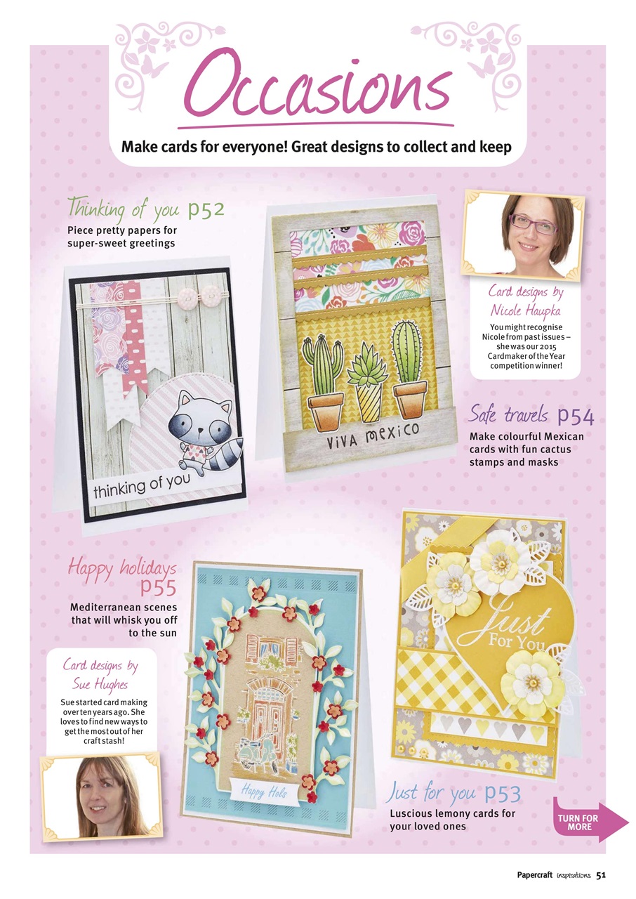 Papercraft Inspirations Preview Pages