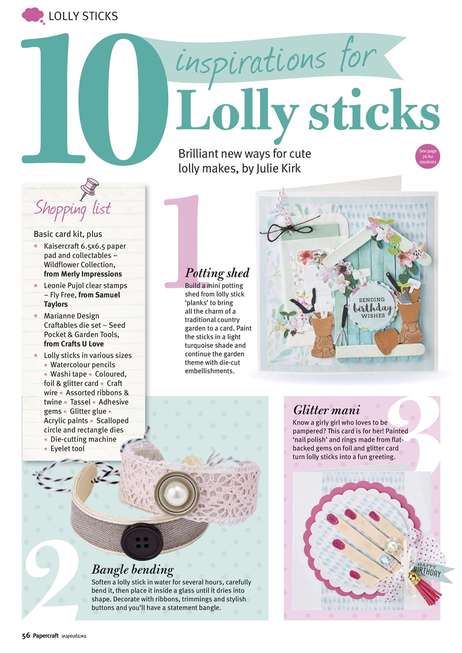 Papercraft Inspirations Preview Pages