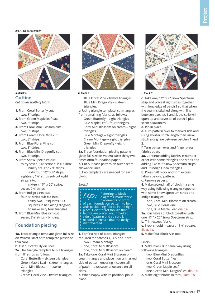 Patchwork and Quilting Preview Pages