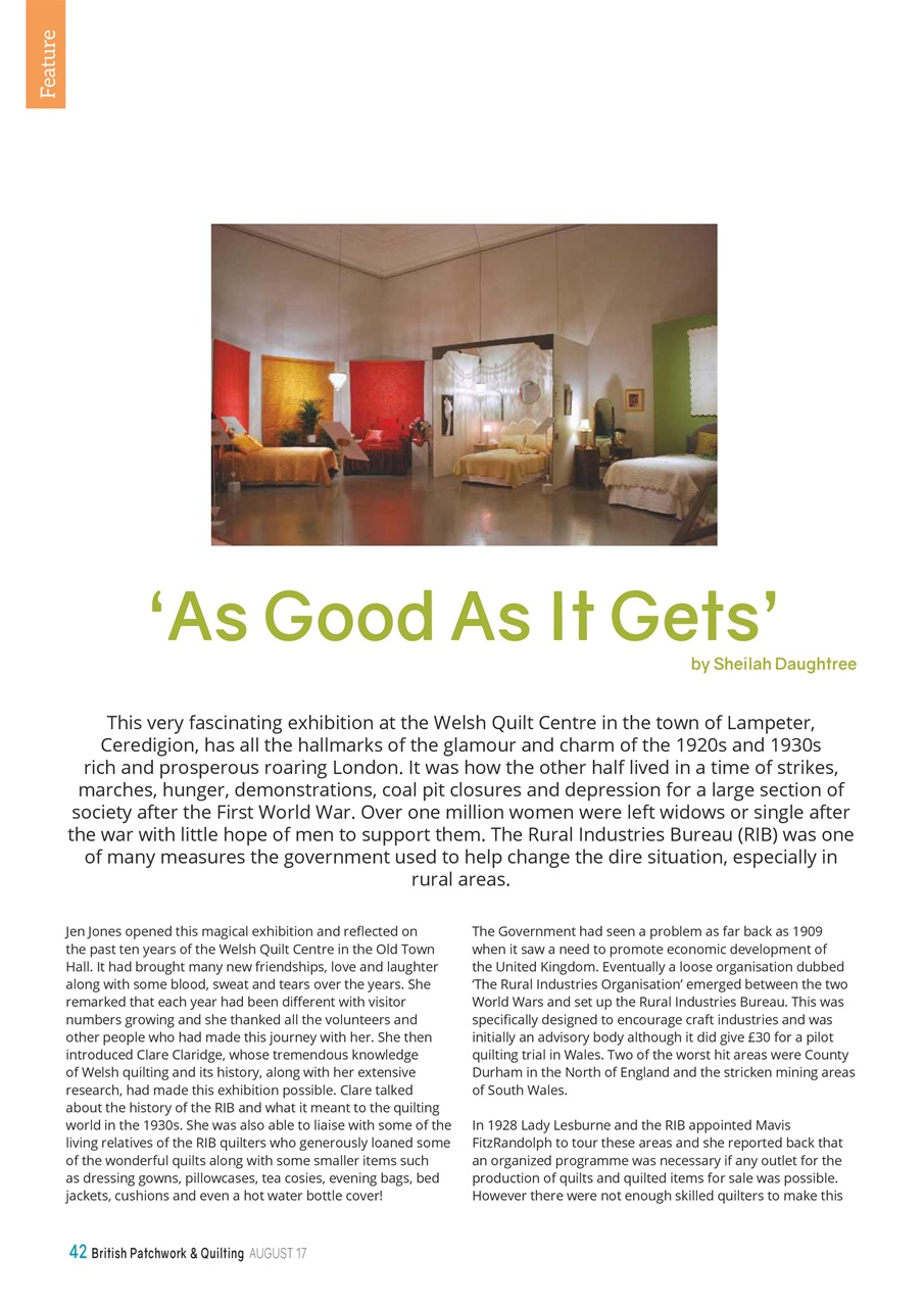 Patchwork and Quilting Preview Pages