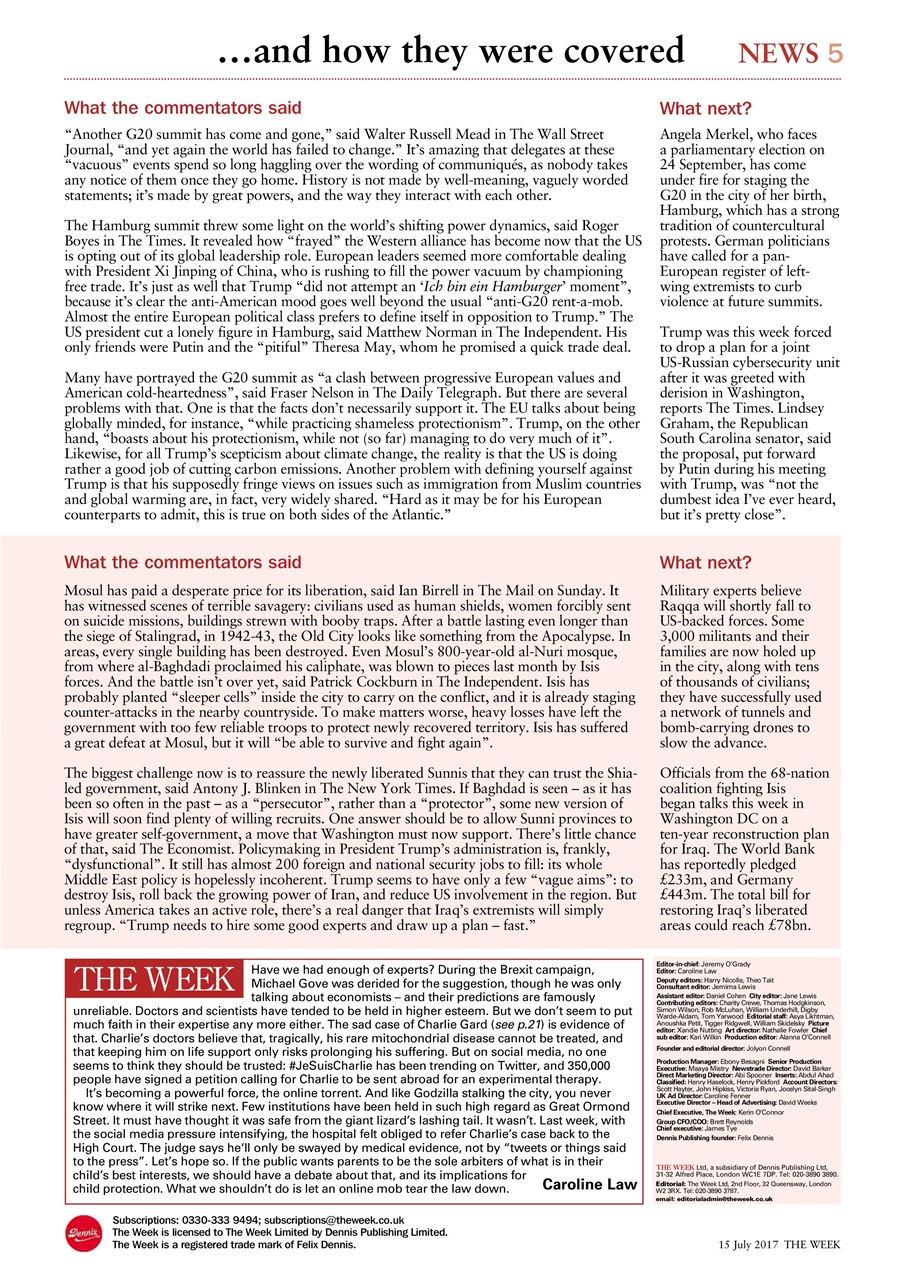 The Week Preview Pages