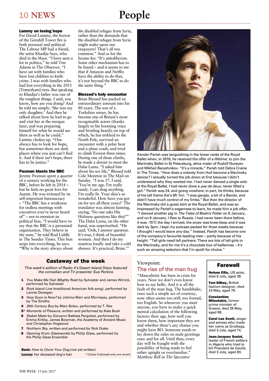 The Week Preview Pages