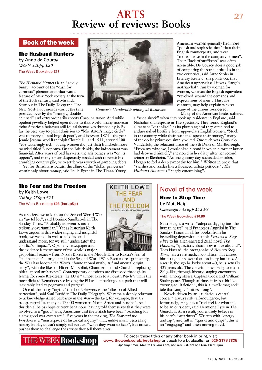 The Week Preview Pages