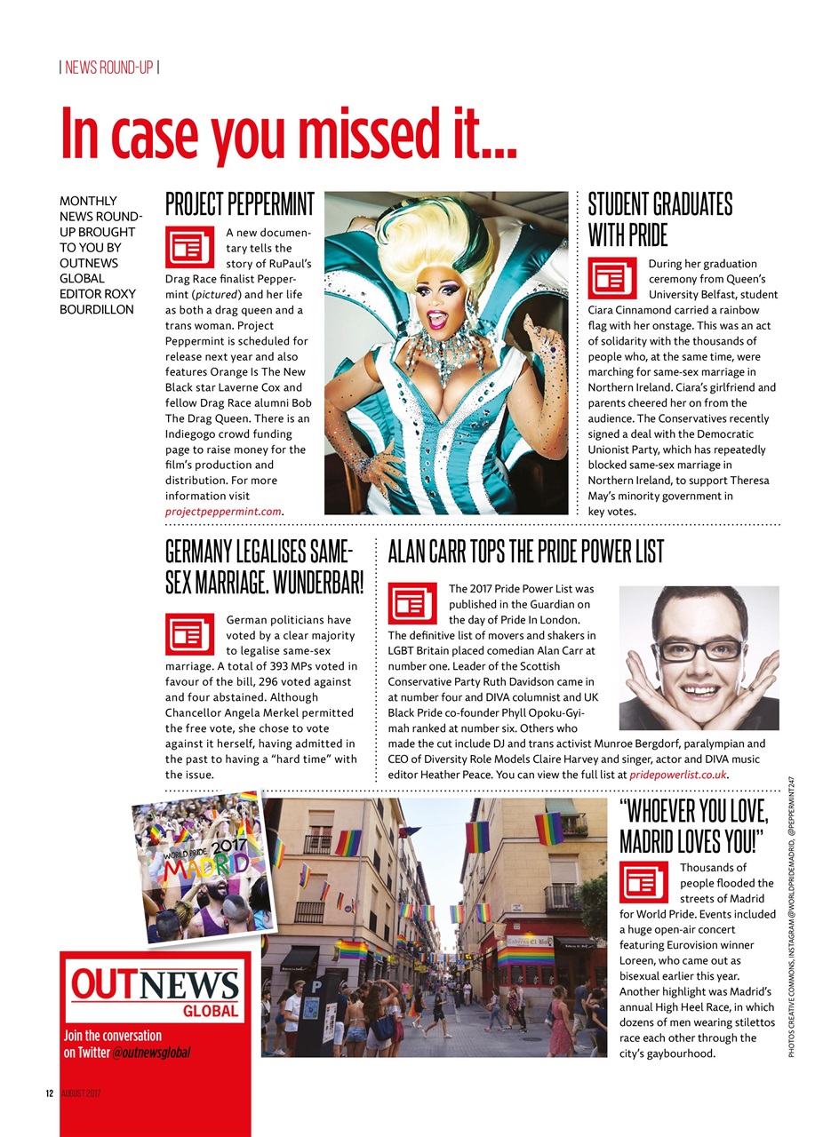 DIVA Magazine Preview Pages