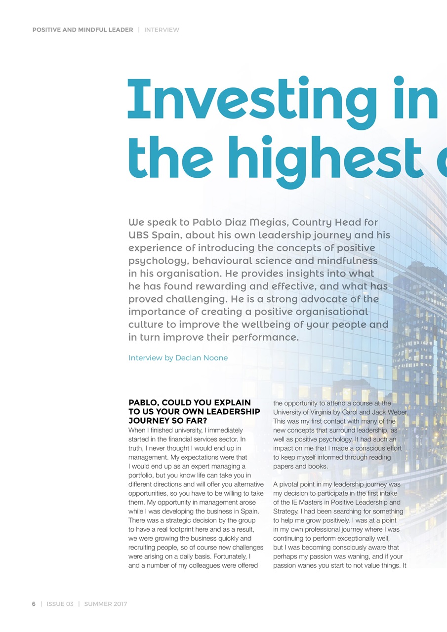 Positive & Mindful Leader Preview Pages