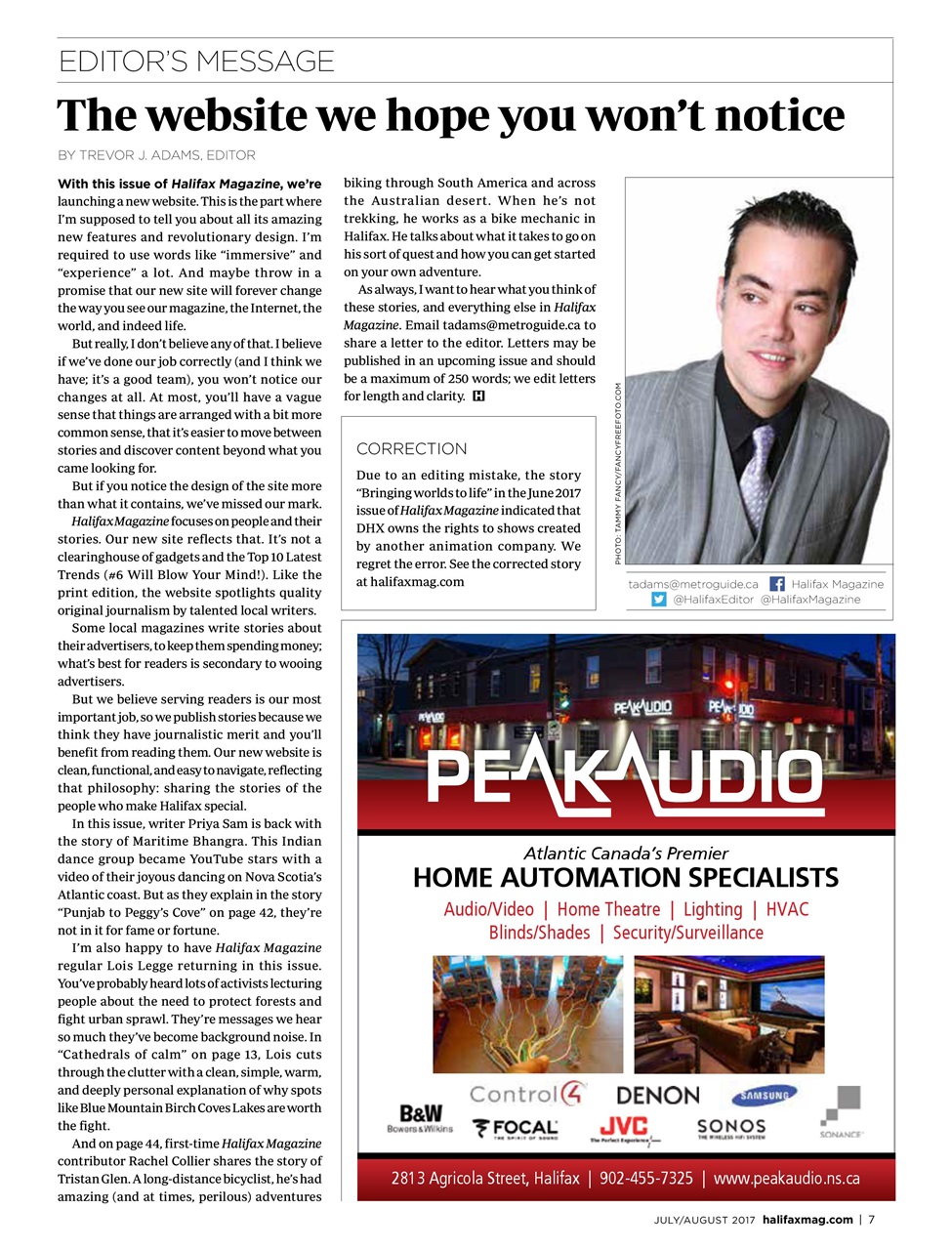 Halifax Magazine Preview Pages