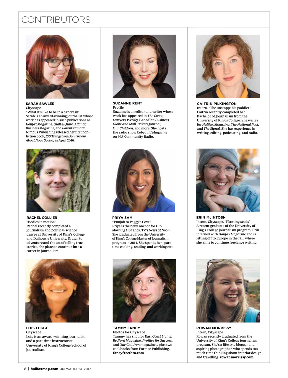 Halifax Magazine Preview Pages