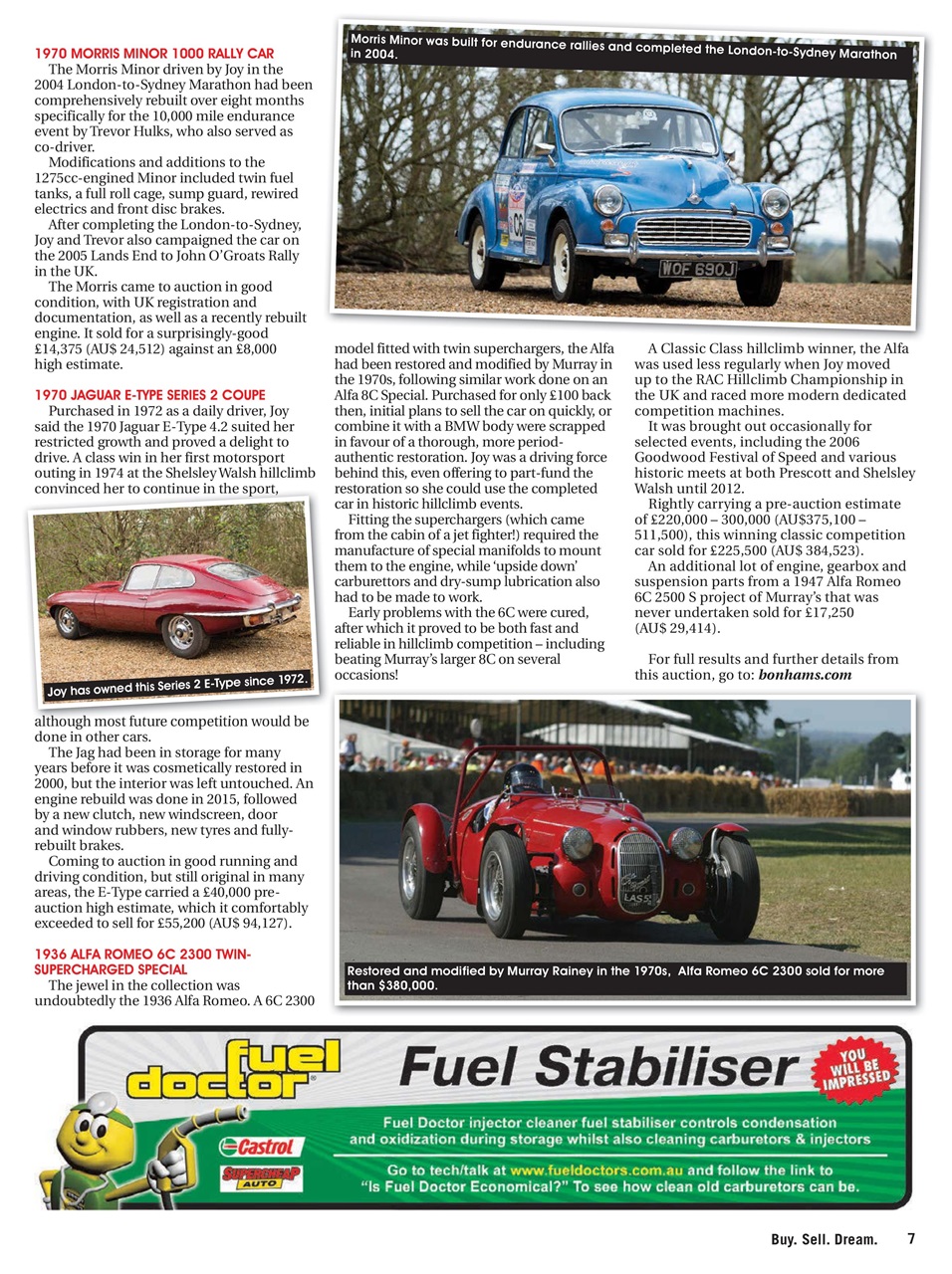 JUST CARS Preview Pages