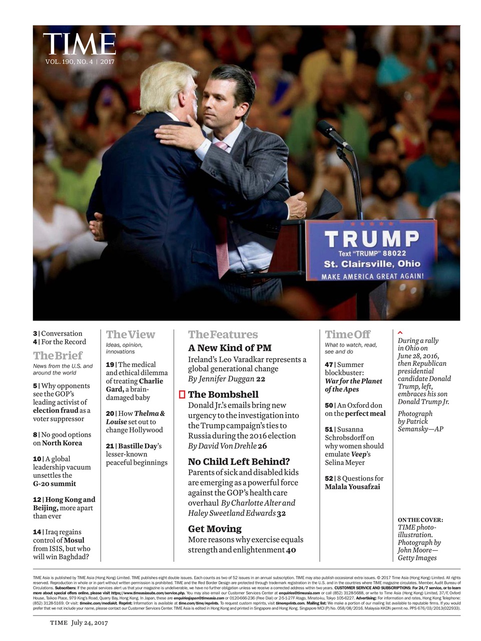 TIME Magazine Europe Preview Pages