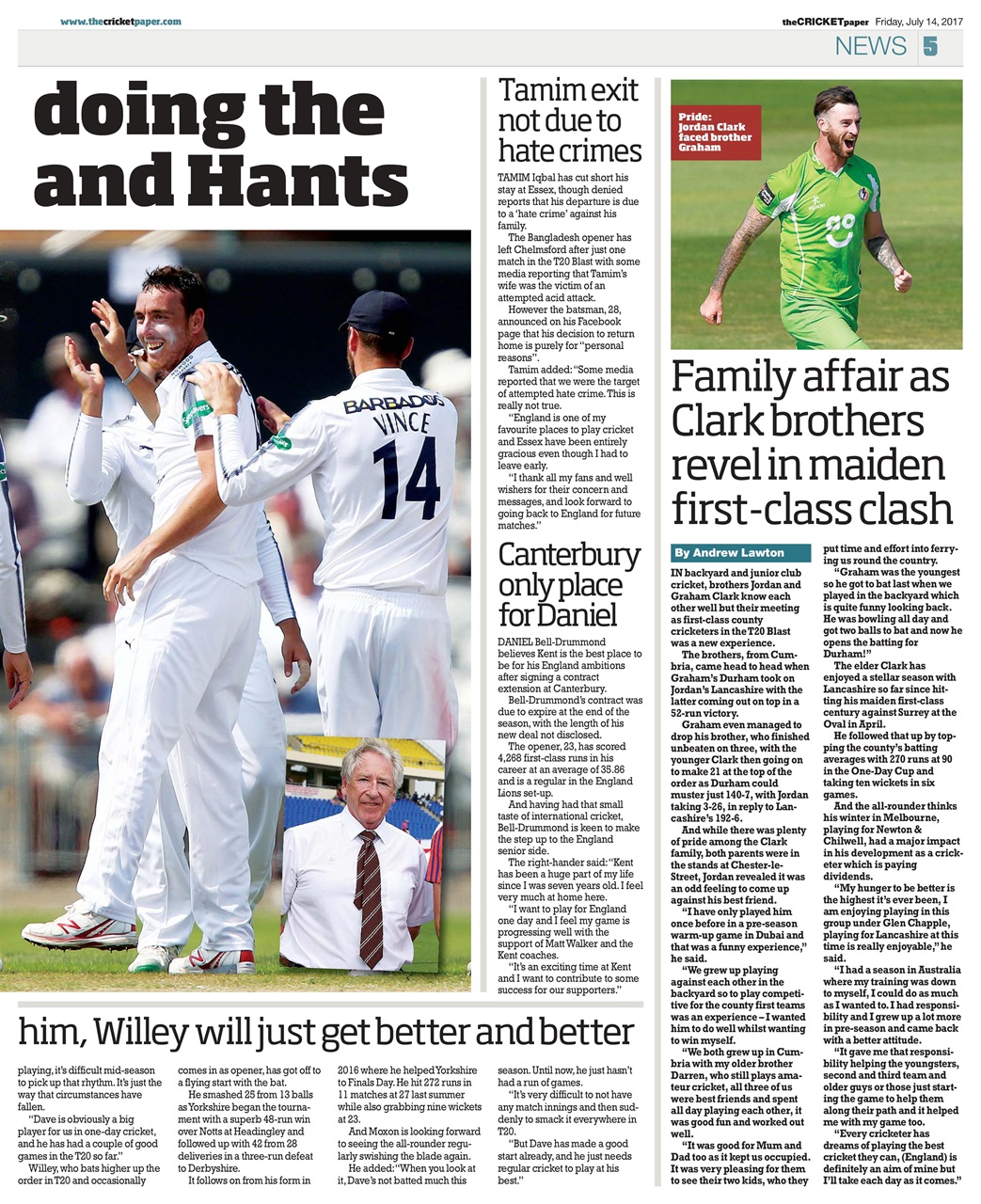 The Cricket Paper Preview Pages