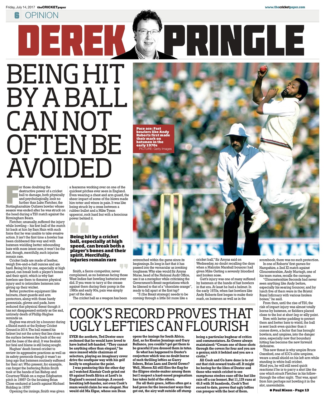 The Cricket Paper Preview Pages