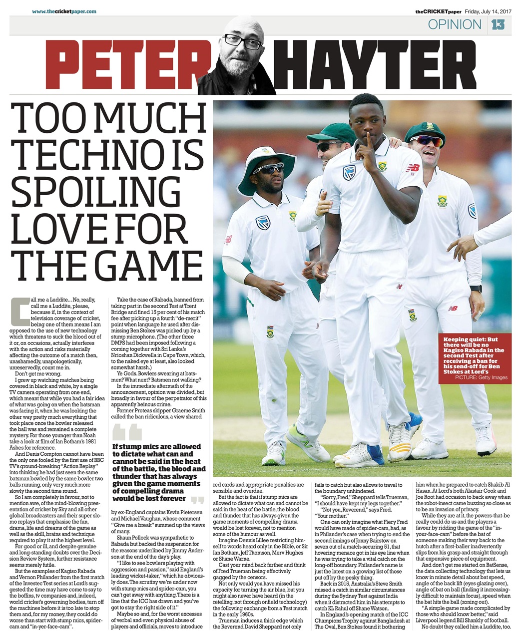 The Cricket Paper Preview Pages