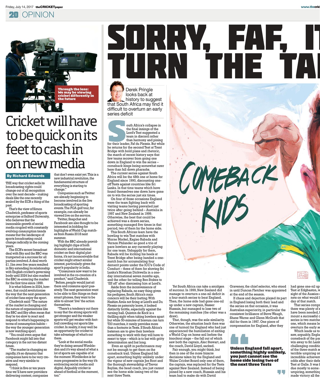 The Cricket Paper Preview Pages