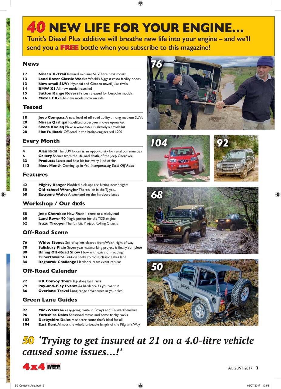 Overlander 4X4 Preview Pages