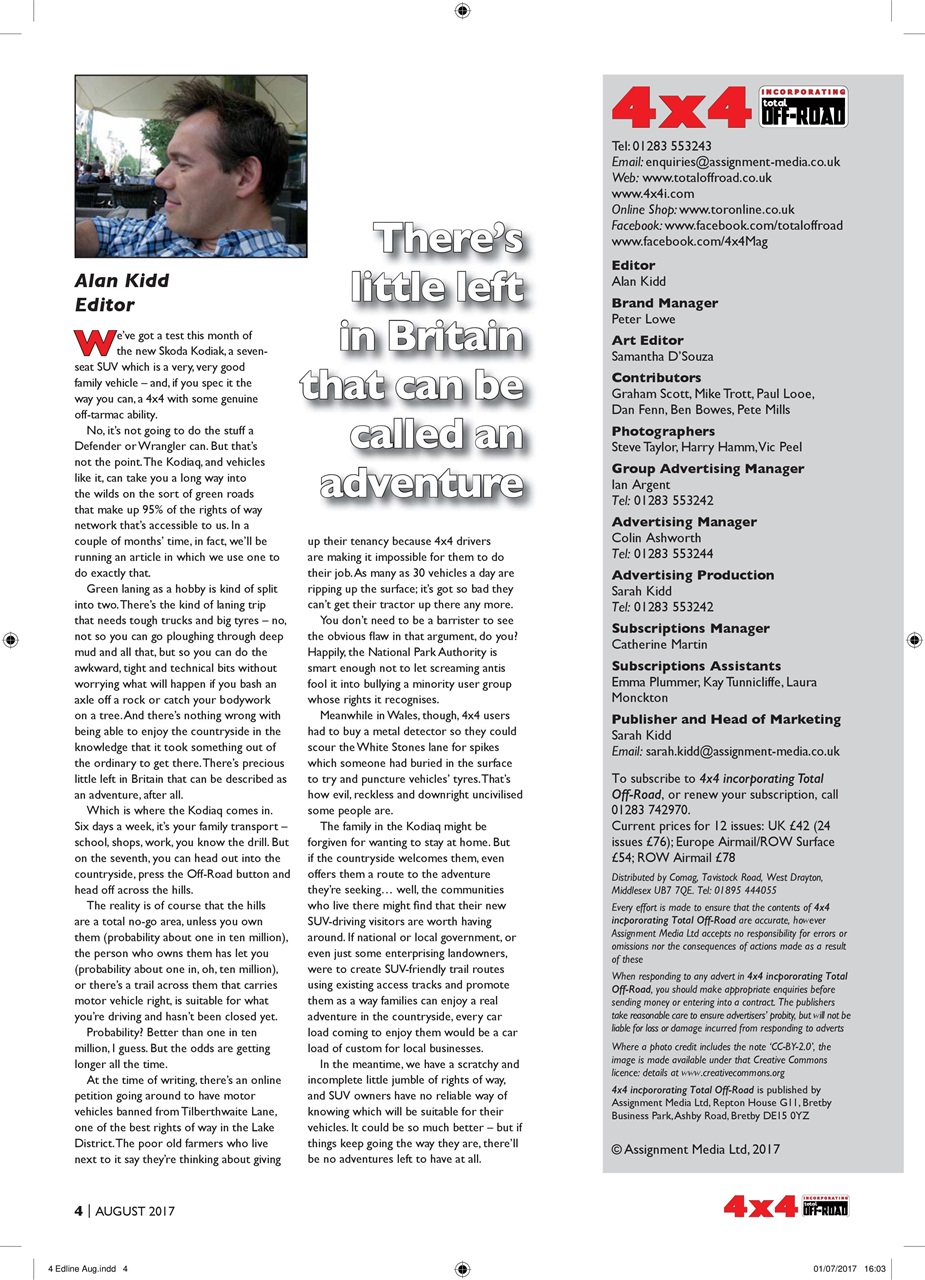 Overlander 4X4 Preview Pages