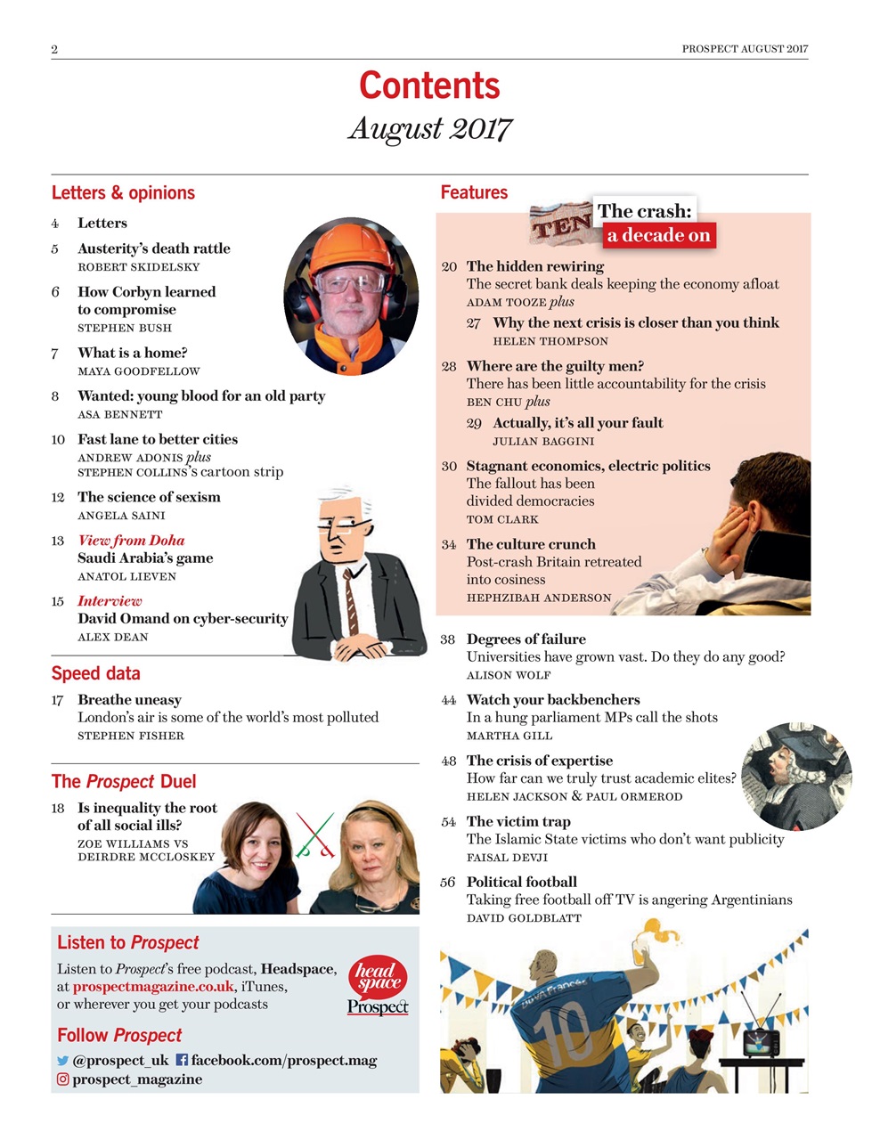 Prospect Magazine Preview Pages