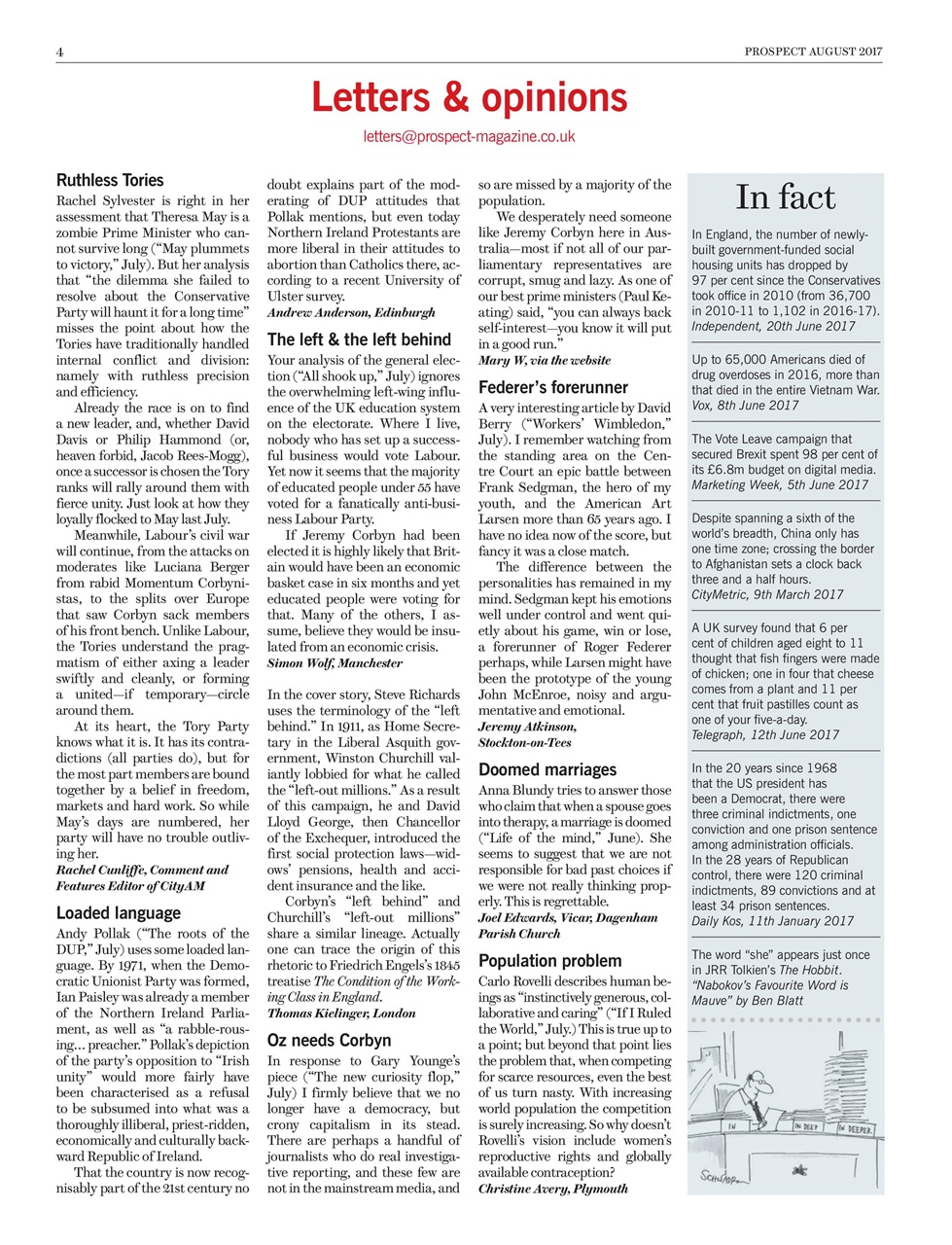 Prospect Magazine Preview Pages