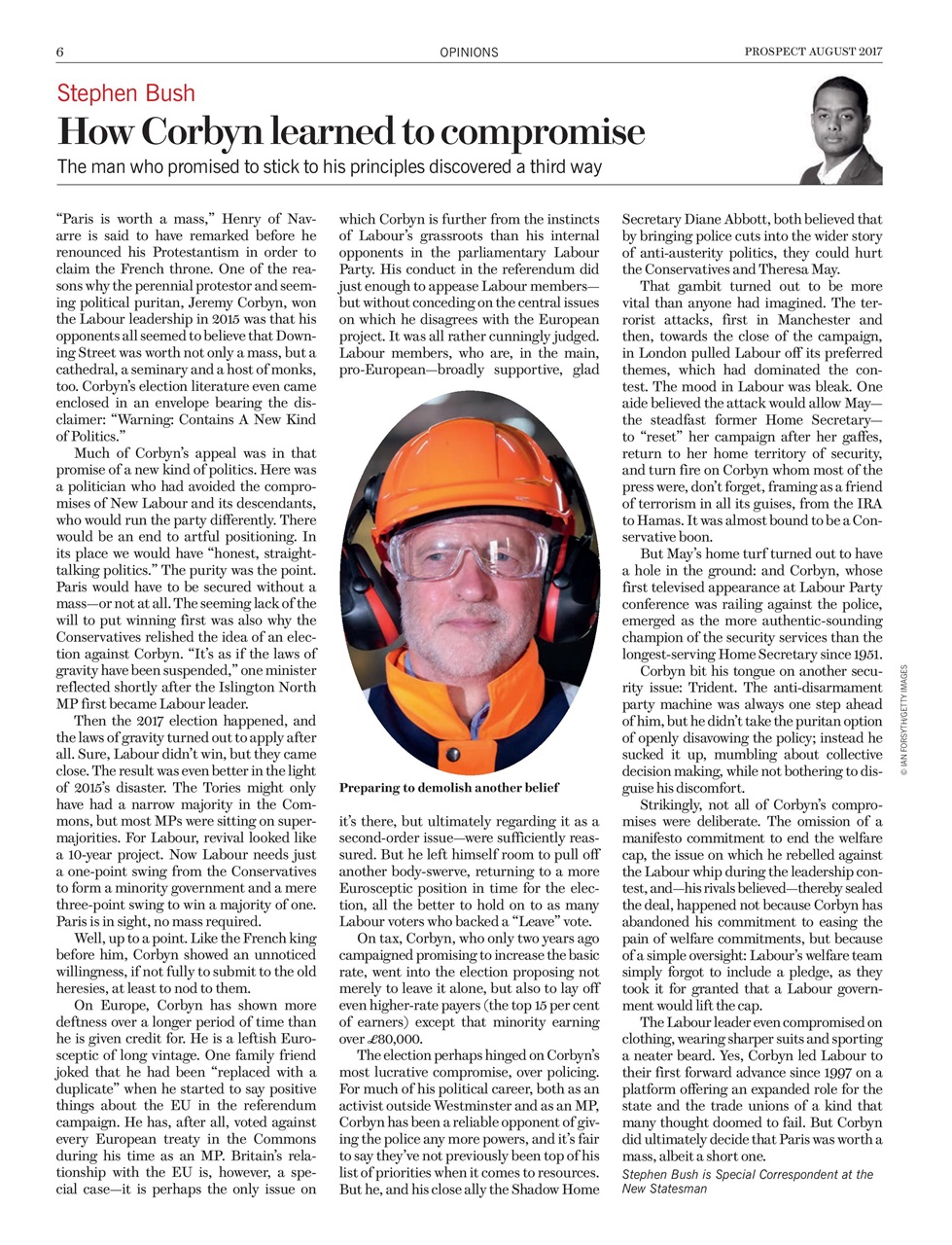 Prospect Magazine Preview Pages