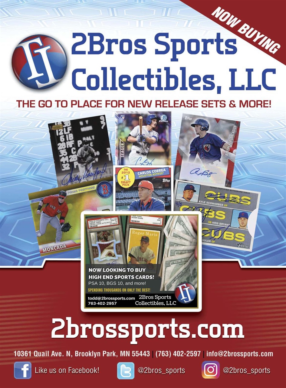 Sports Card Monthly Magazine Preview Pages
