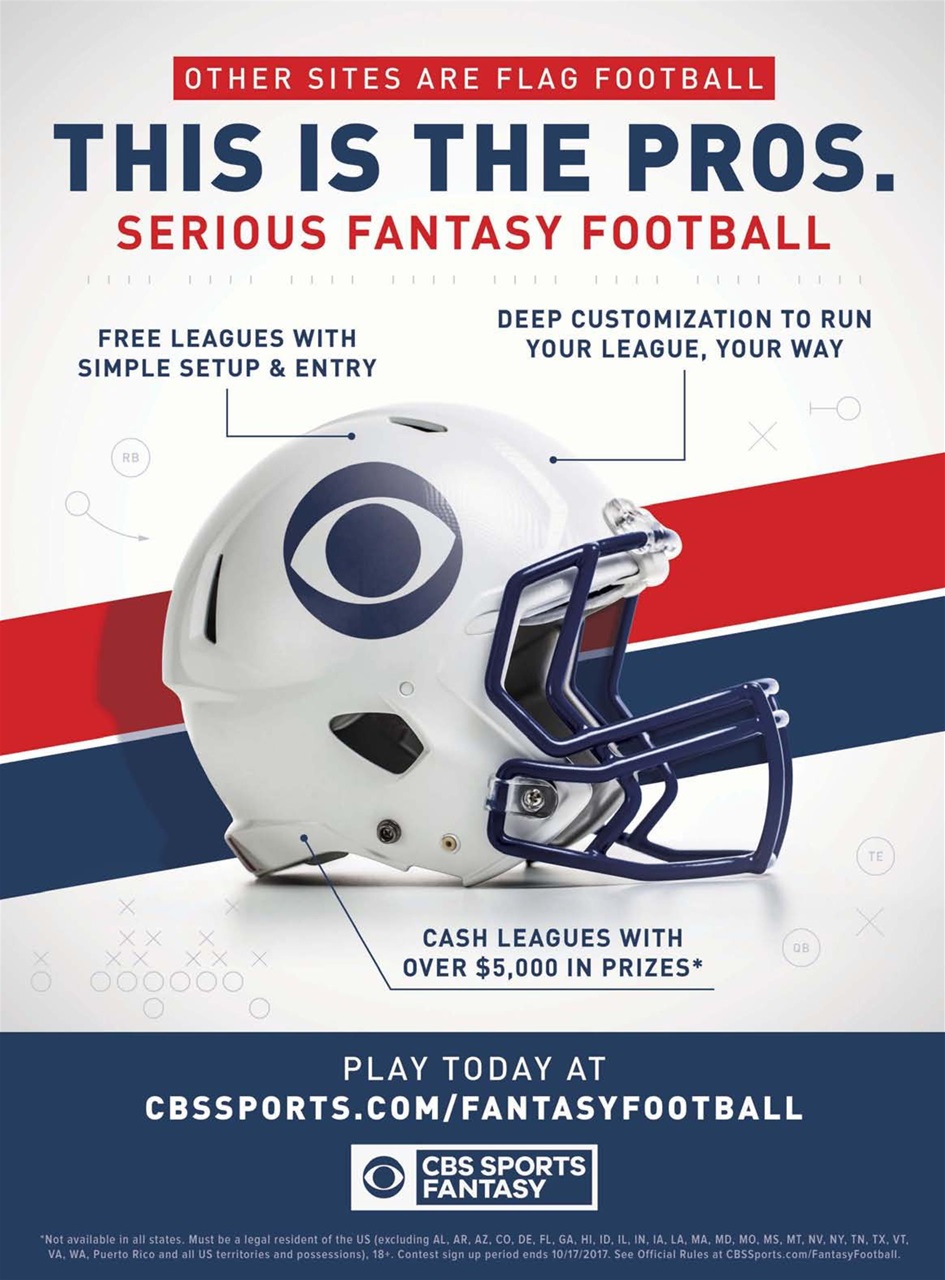 Beckett Football Magazine Preview Pages