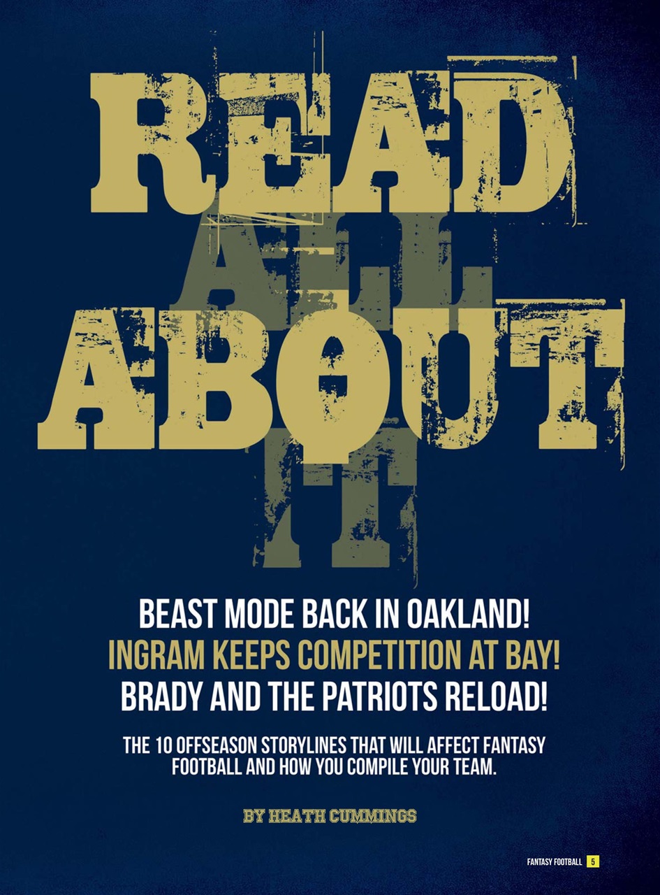 Beckett Football Magazine Preview Pages