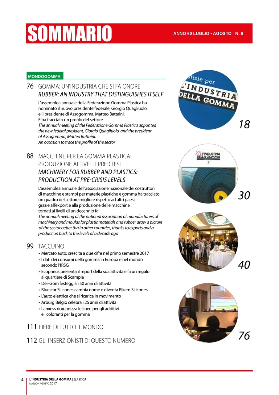 L’industria della Gomma Preview Pages
