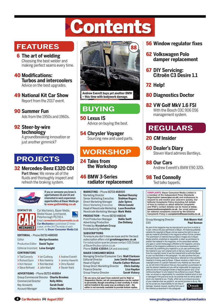 Car Mechanics Preview Pages