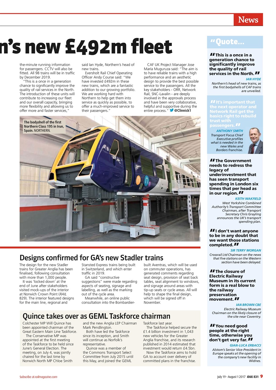 Rail Preview Pages