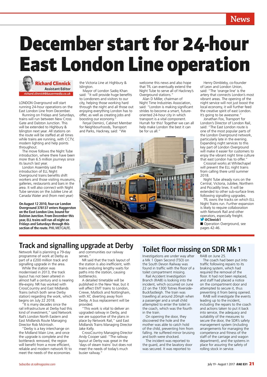 Rail Preview Pages