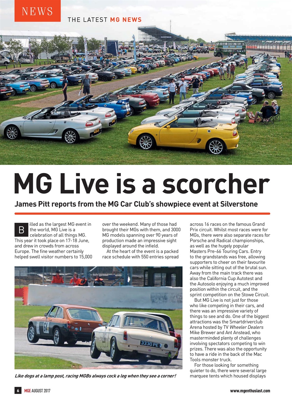 MG Enthusiast Preview Pages